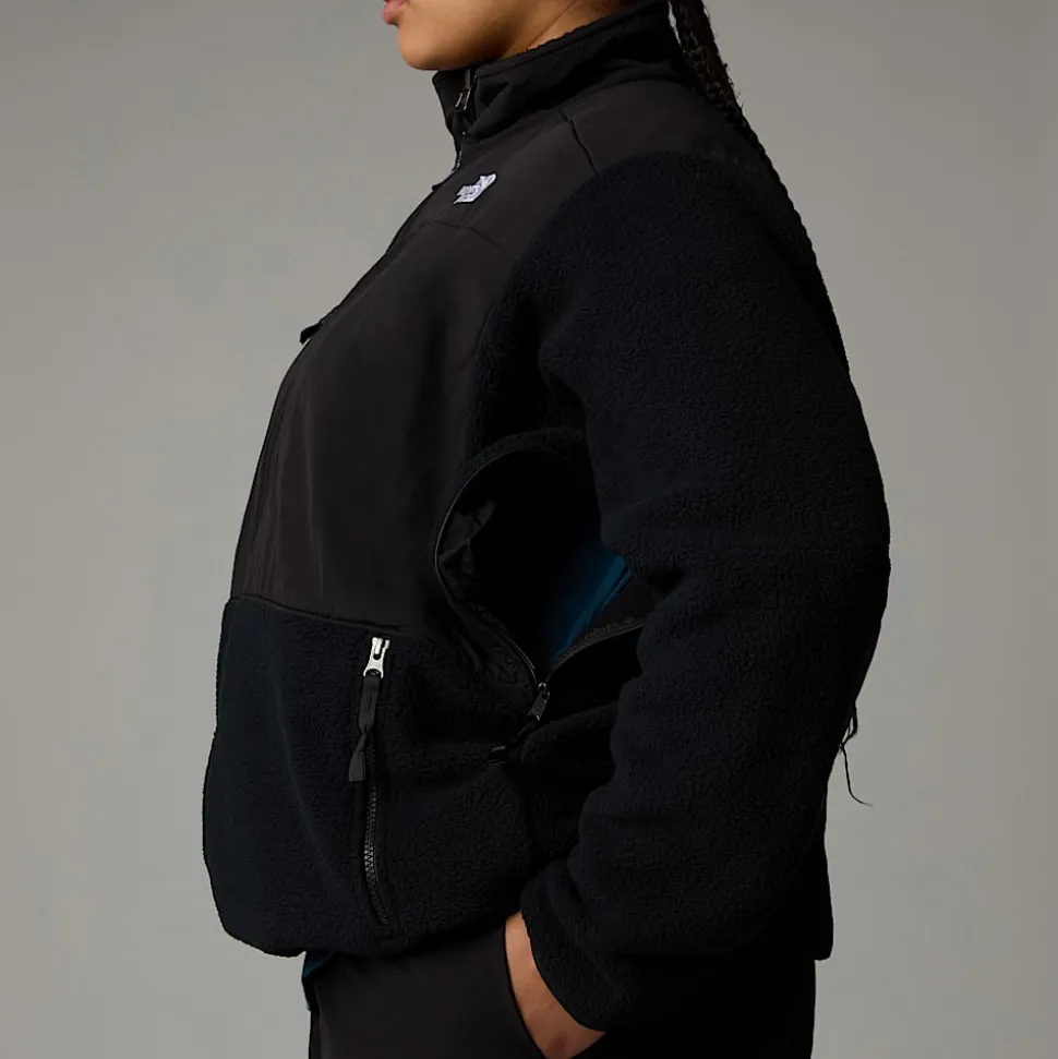 Store The North Face Retro Denali Jakke I Store Størrelser Til Damer TNF Black