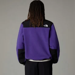 Fashion The North Face Retro Denali Jakke Til Damer PEAK PURPLE-TNF BLACK