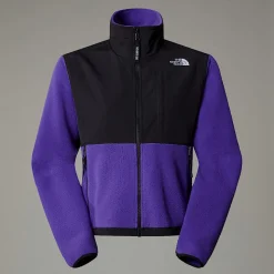 Fashion The North Face Retro Denali Jakke Til Damer PEAK PURPLE-TNF BLACK