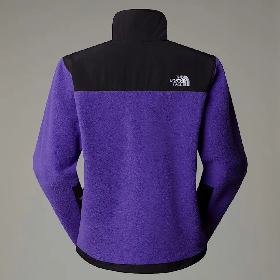 Fashion The North Face Retro Denali Jakke Til Damer PEAK PURPLE-TNF BLACK
