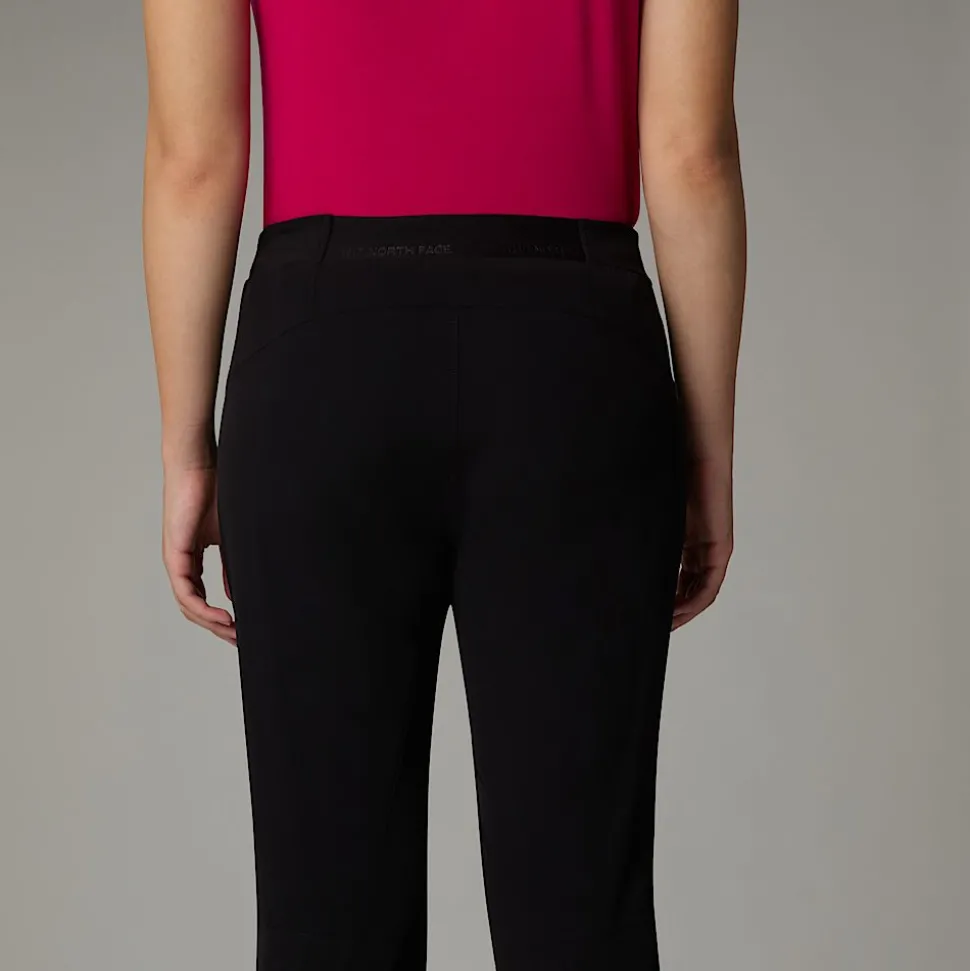 Fashion The North Face Ridge Slim Straight Bukser Til Damer TNF Black-TNF Black