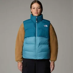 Clearance The North Face Saikuru Vest Til Damer Algae Blue-Mallard Blue