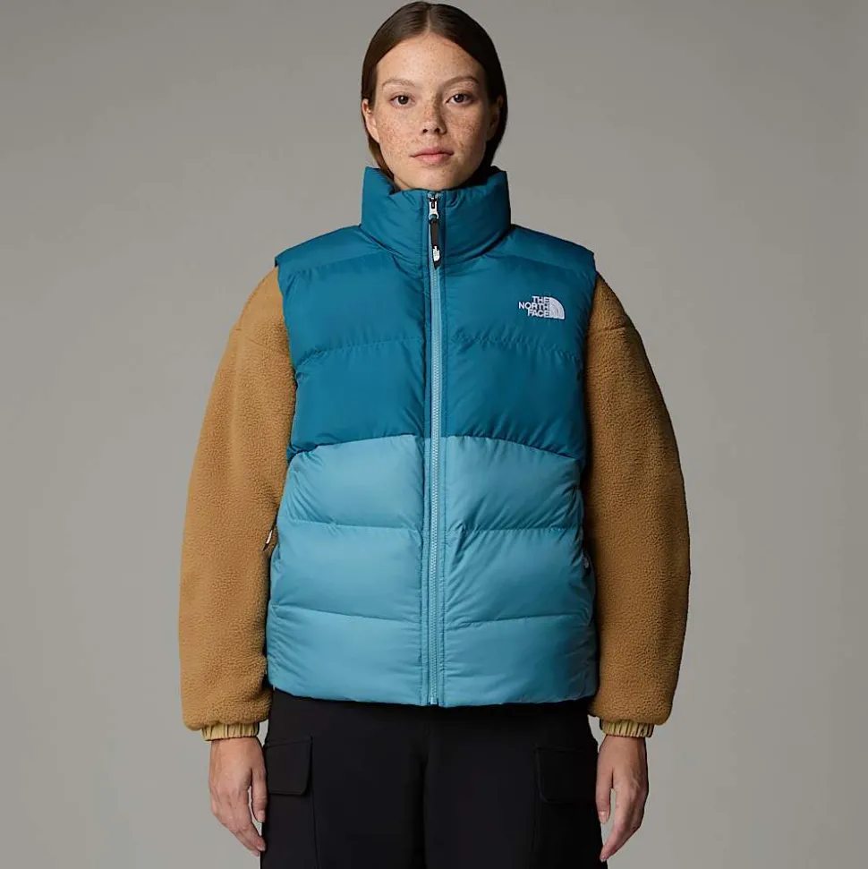 Clearance The North Face Saikuru Vest Til Damer Algae Blue-Mallard Blue