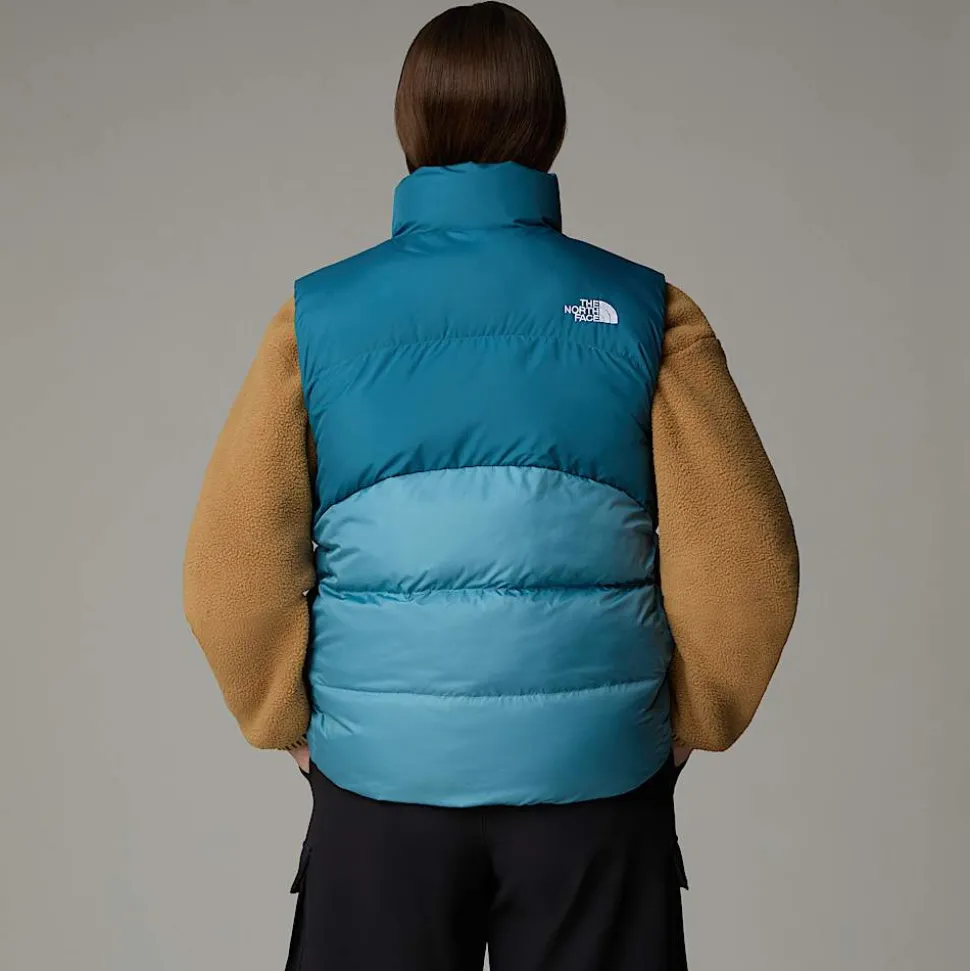 Clearance The North Face Saikuru Vest Til Damer Algae Blue-Mallard Blue