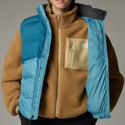 Clearance The North Face Saikuru Vest Til Damer Algae Blue-Mallard Blue