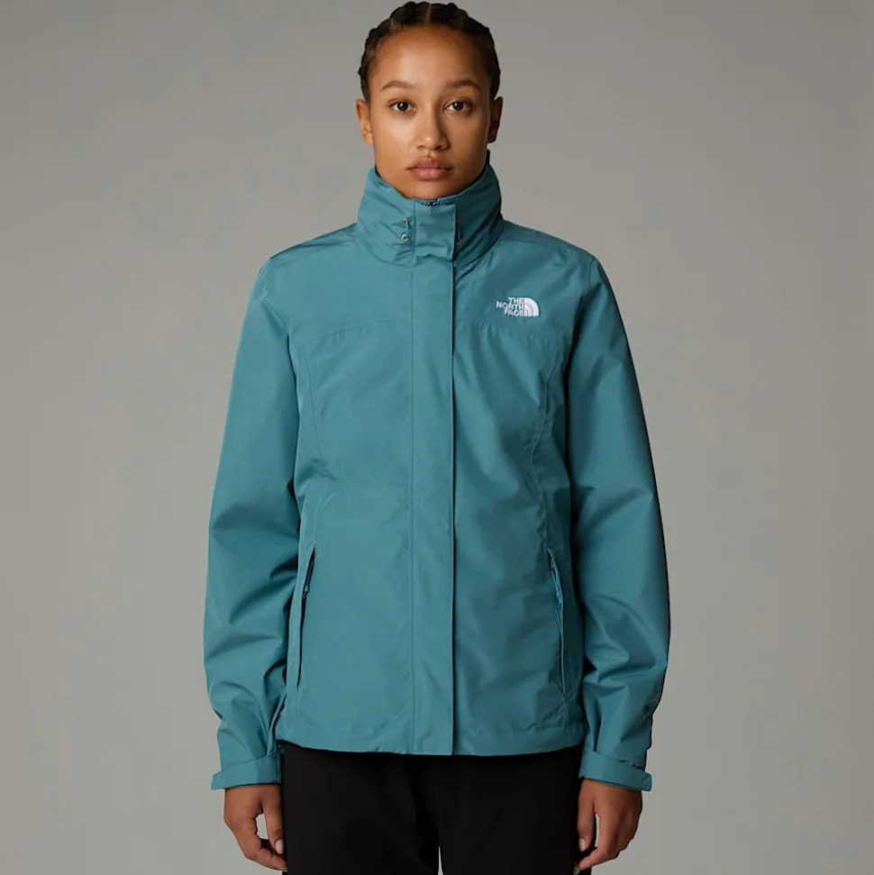 Best The North Face Sangro Jakke Til Damer Algae Blue Dark Heather