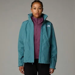 Best The North Face Sangro Jakke Til Damer Algae Blue Dark Heather