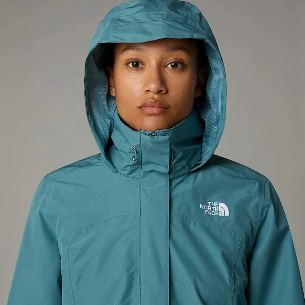 Best The North Face Sangro Jakke Til Damer Algae Blue Dark Heather