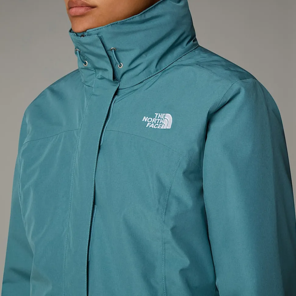 Best The North Face Sangro Jakke Til Damer Algae Blue Dark Heather