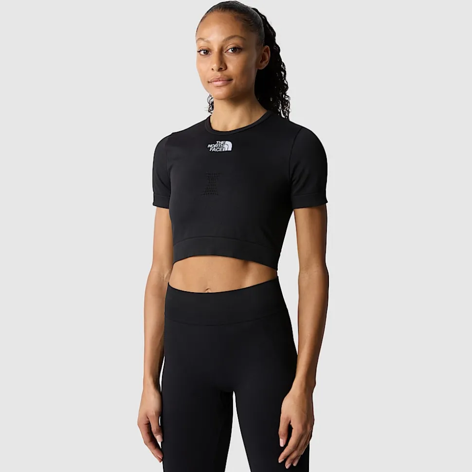 Outlet The North Face Seamless T-shirt Til Damer TNF Black