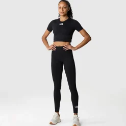 Outlet The North Face Seamless T-shirt Til Damer TNF Black