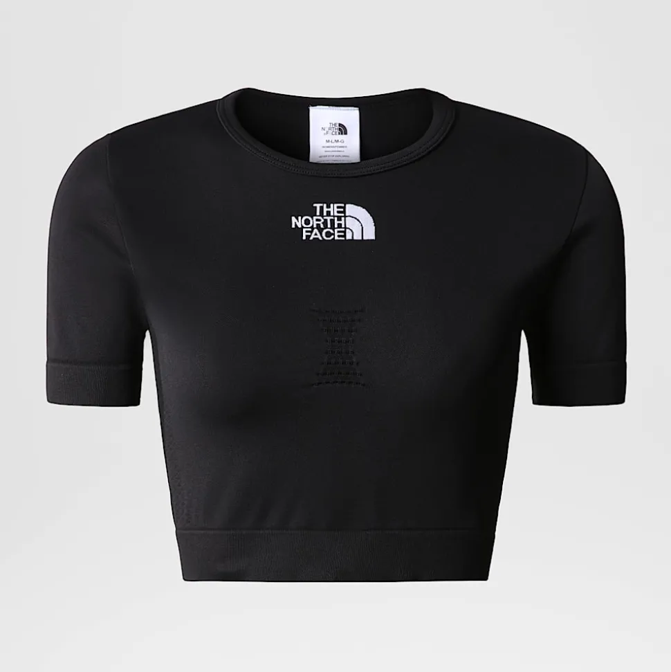 Outlet The North Face Seamless T-shirt Til Damer TNF Black