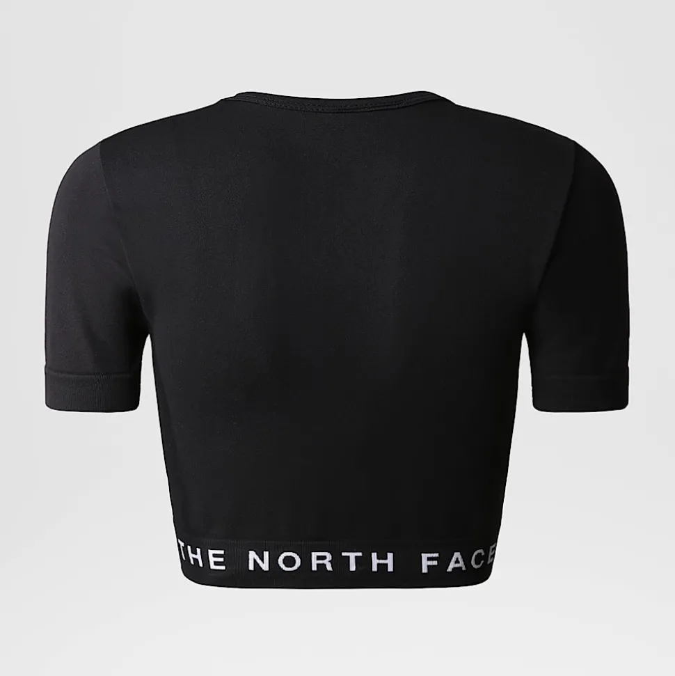 Outlet The North Face Seamless T-shirt Til Damer TNF Black