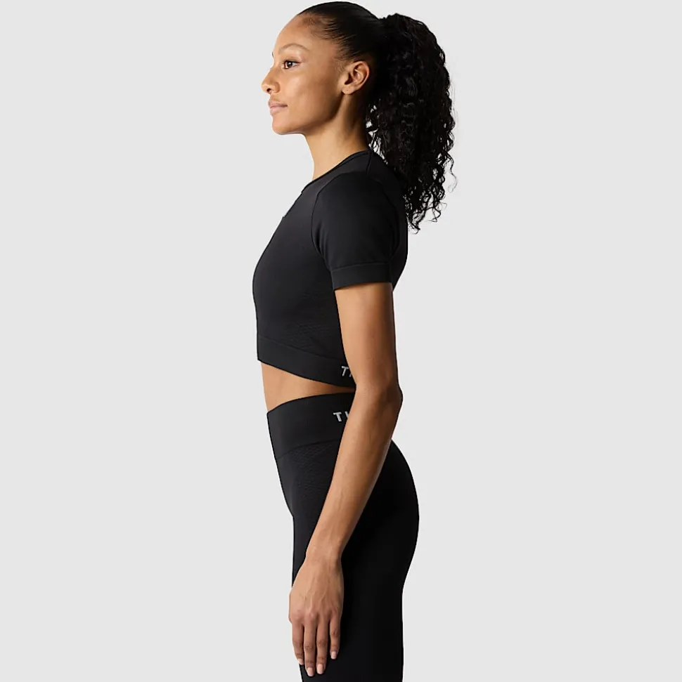 Outlet The North Face Seamless T-shirt Til Damer TNF Black