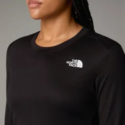 Sale The North Face Shadow Langærmet T-shirt Til Damer TNF Black