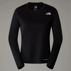 Sale The North Face Shadow Langærmet T-shirt Til Damer TNF Black