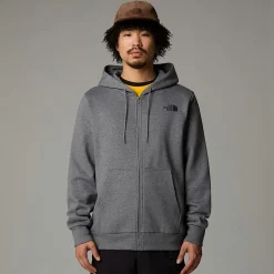 Sale The North Face Simple Dome Hættetrøje Med Lynlås Til Herrer TNF Medium Grey Heather