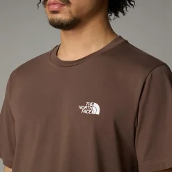 Cheap The North Face Simple Dome T-shirt Til Herrer Smokey Brown
