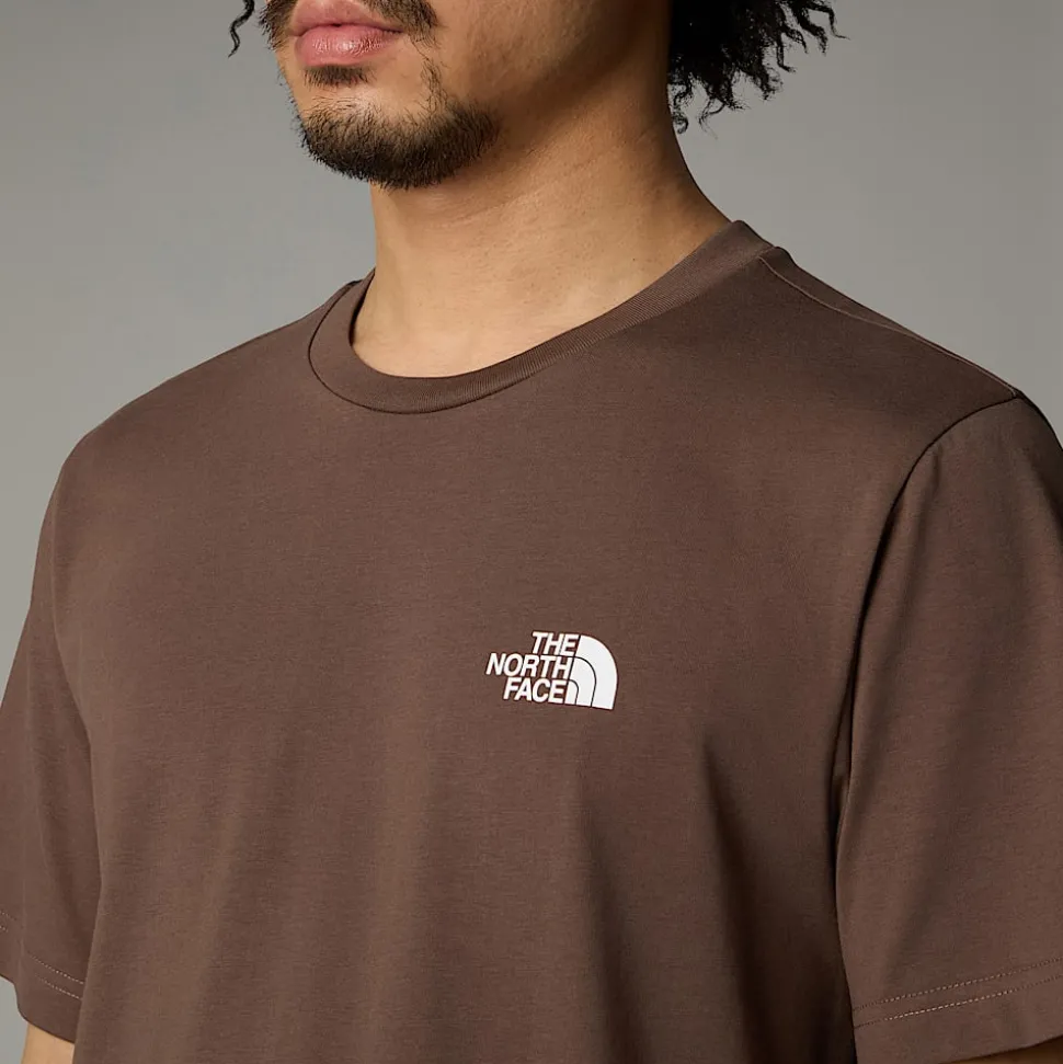 Cheap The North Face Simple Dome T-shirt Til Herrer Smokey Brown