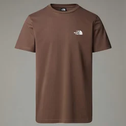 Cheap The North Face Simple Dome T-shirt Til Herrer Smokey Brown