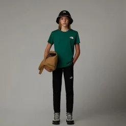 Online The North Face Simple Dome T-shirt Til Unge Evergreen