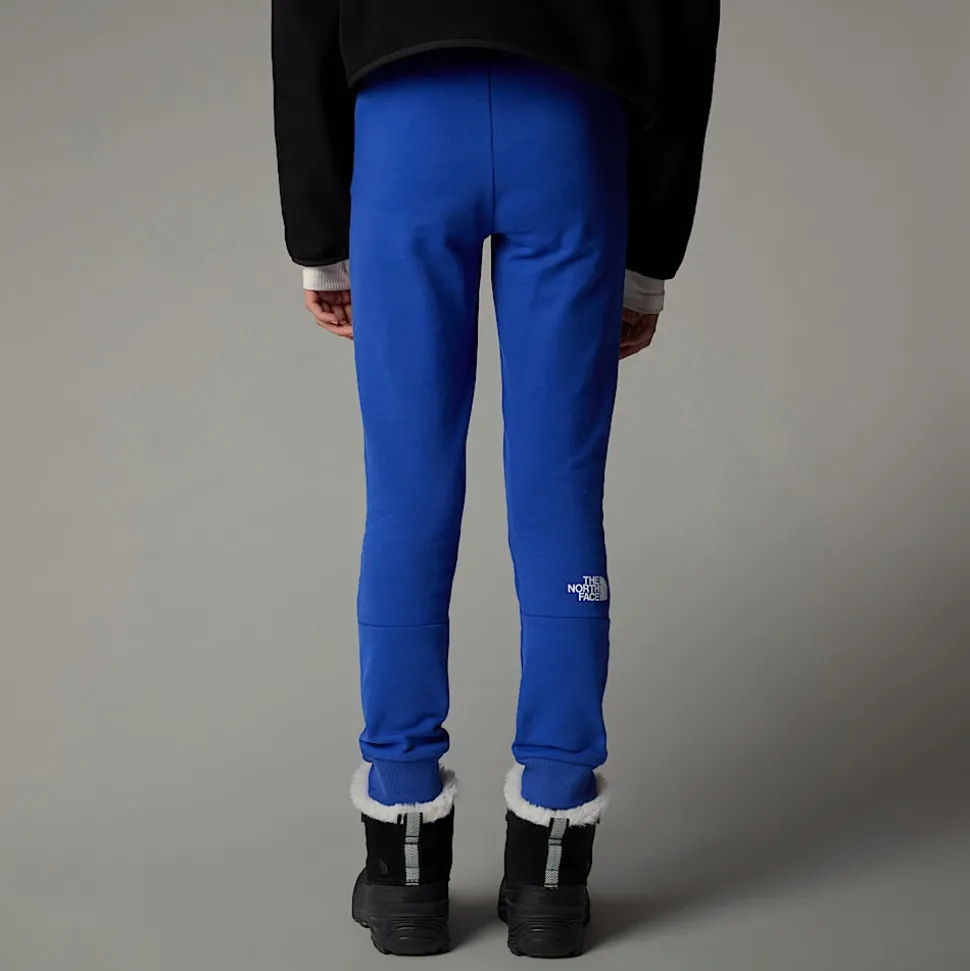 New The North Face Slim Fit Joggingbukser Til Unge TNF Blue