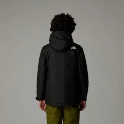 New The North Face Snowquest Jakke Til Unge TNF Black