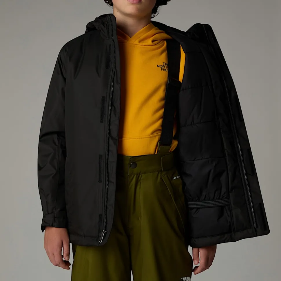 New The North Face Snowquest Jakke Til Unge TNF Black