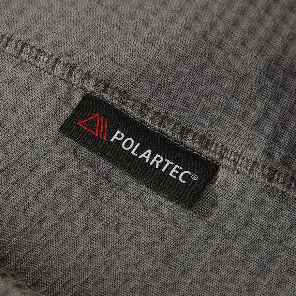 Hot The North Face Stormgap Power Grid™ Jakke Med Hætte Til Herrer Smoked Pearl-TNF Black