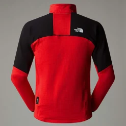 Clearance The North Face Stormgap Power Grid™ Jakke Til Herrer High Risk Red-TNF Black-Garnet Red