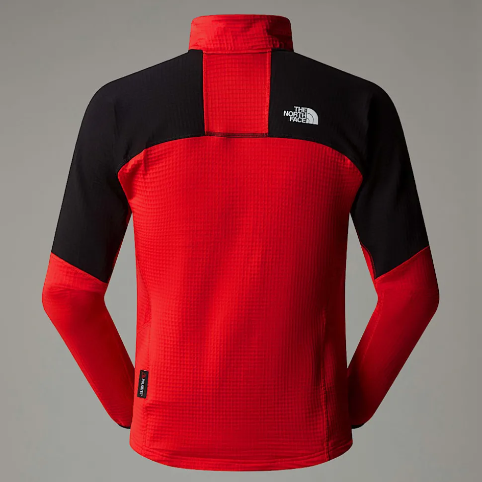 Clearance The North Face Stormgap Power Grid™ Jakke Til Herrer High Risk Red-TNF Black-Garnet Red