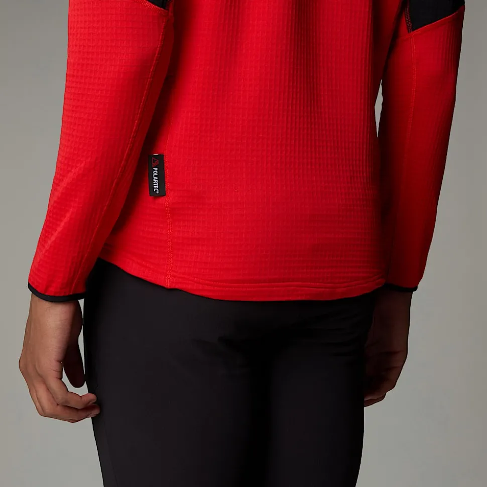 Clearance The North Face Stormgap Power Grid™ Jakke Til Herrer High Risk Red-TNF Black-Garnet Red