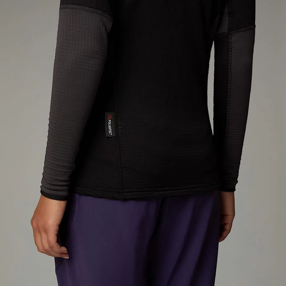 Flash Sale The North Face Stormgap Power Grid™ Jakke Med Hætte Til Damer TNF Black-Asphalt Grey-NPF