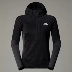 Flash Sale The North Face Stormgap Power Grid™ Jakke Med Hætte Til Damer TNF Black-Asphalt Grey-NPF