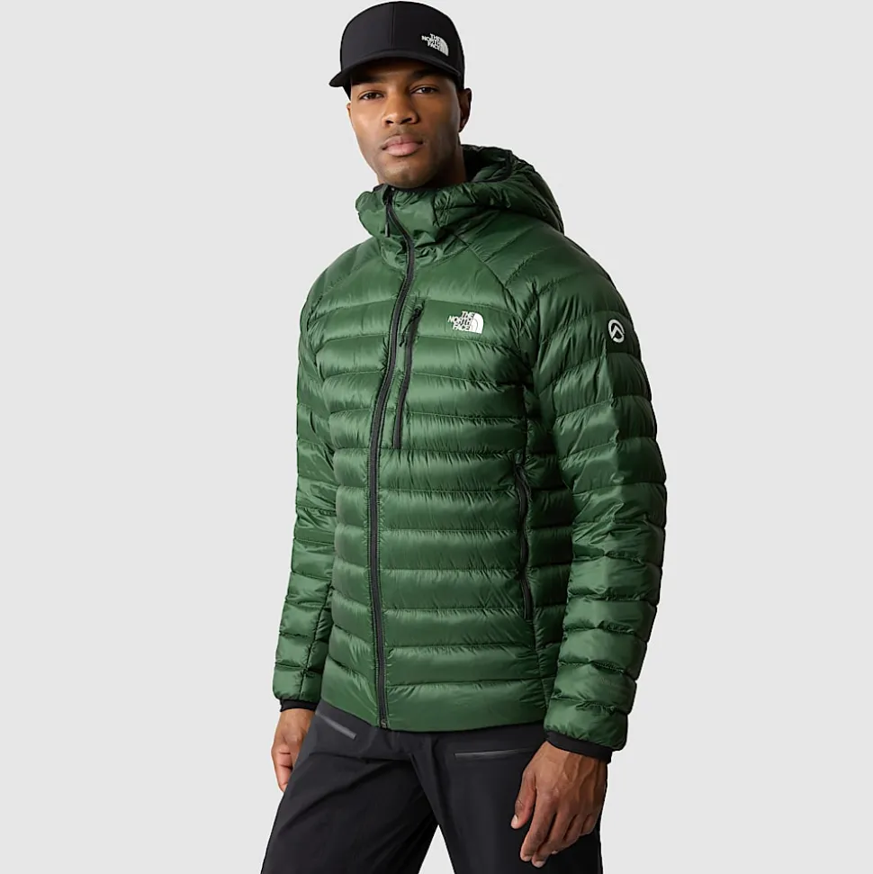 Flash Sale The North Face Summit Breithorn Dunjakke Med Hætte Til Herrer PINE NEEDLE
