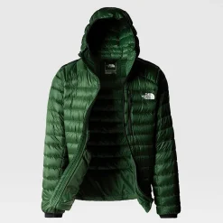 Flash Sale The North Face Summit Breithorn Dunjakke Med Hætte Til Herrer PINE NEEDLE