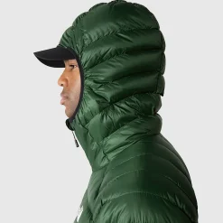 Flash Sale The North Face Summit Breithorn Dunjakke Med Hætte Til Herrer PINE NEEDLE