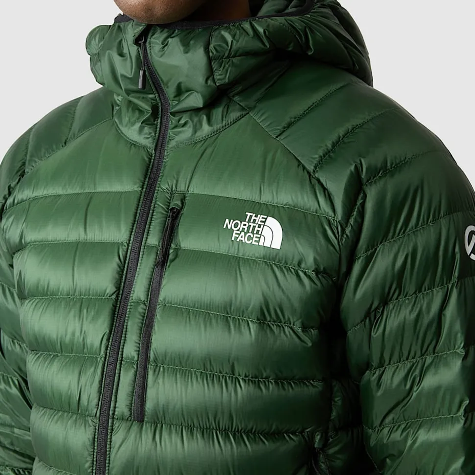 Flash Sale The North Face Summit Breithorn Dunjakke Med Hætte Til Herrer PINE NEEDLE
