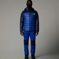 Cheap The North Face Summit Breithorn Dunjakke Med Hætte Til Herrer TNF Blue-Eagle Blue