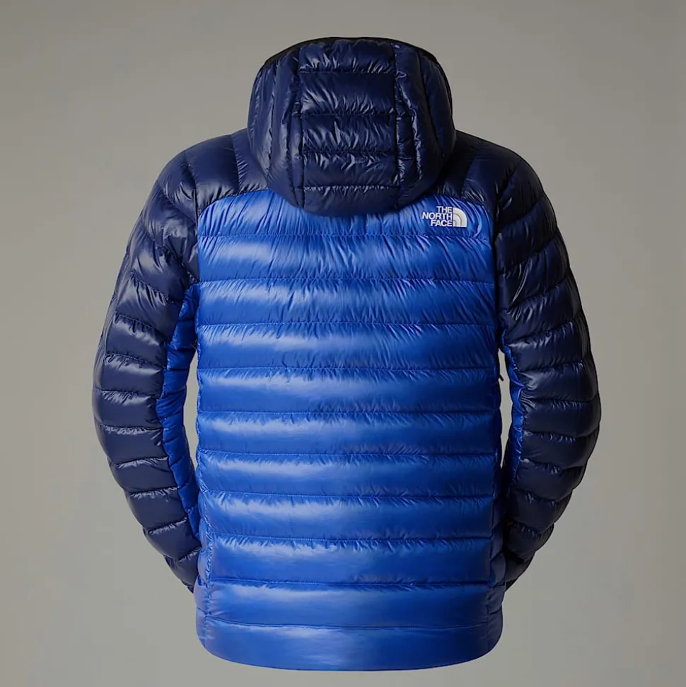 Cheap The North Face Summit Breithorn Dunjakke Med Hætte Til Herrer TNF Blue-Eagle Blue