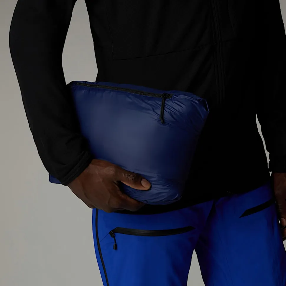 Cheap The North Face Summit Breithorn Dunjakke Med Hætte Til Herrer TNF Blue-Eagle Blue