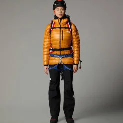 Cheap The North Face Summit Breithorn Dunjakke Med Hætte Til Damer Apricot Glaze