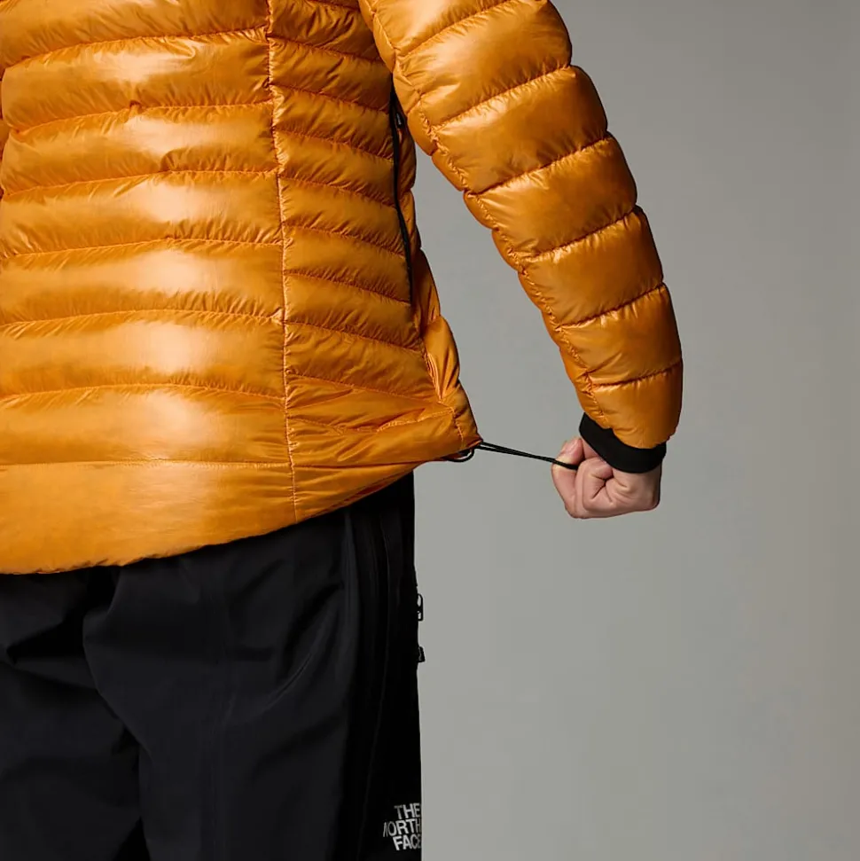 Cheap The North Face Summit Breithorn Dunjakke Med Hætte Til Damer Apricot Glaze