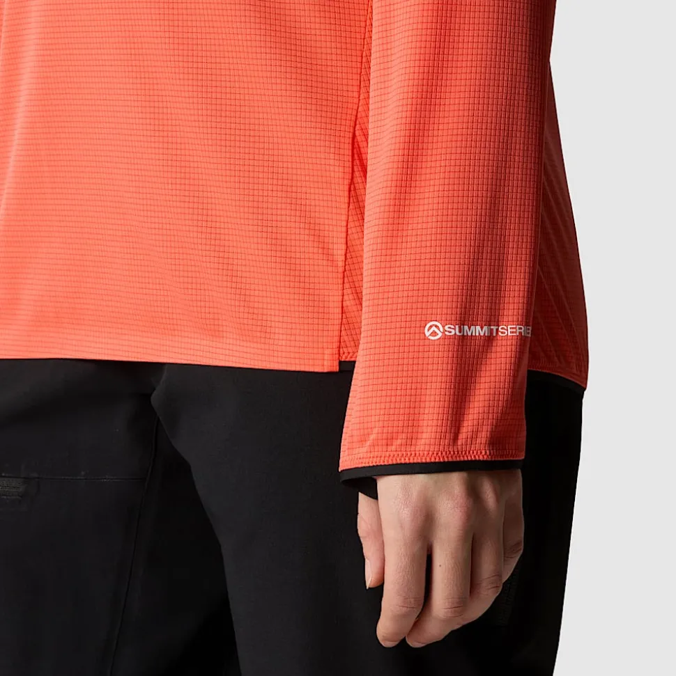 Hot The North Face Summit Direct Sun Hættetrøje Til Damer Radiant Orange
