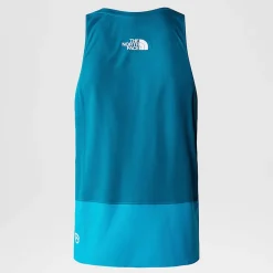 Outlet The North Face Summit High Trail Run Tanktop Til Herrer Sapphire Slate-Blue Moss