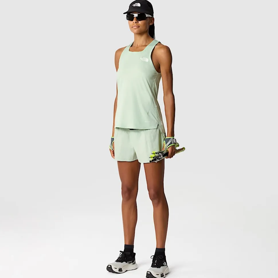Sale The North Face Summit High Trail Run Tanktop Til Damer Misty Sage