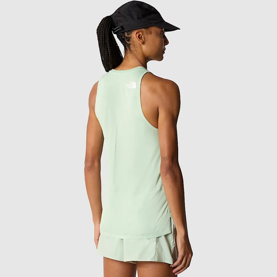 Sale The North Face Summit High Trail Run Tanktop Til Damer Misty Sage