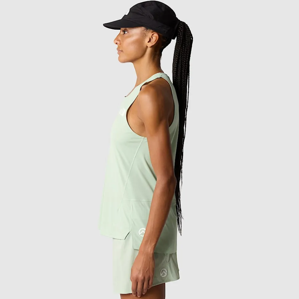 Sale The North Face Summit High Trail Run Tanktop Til Damer Misty Sage