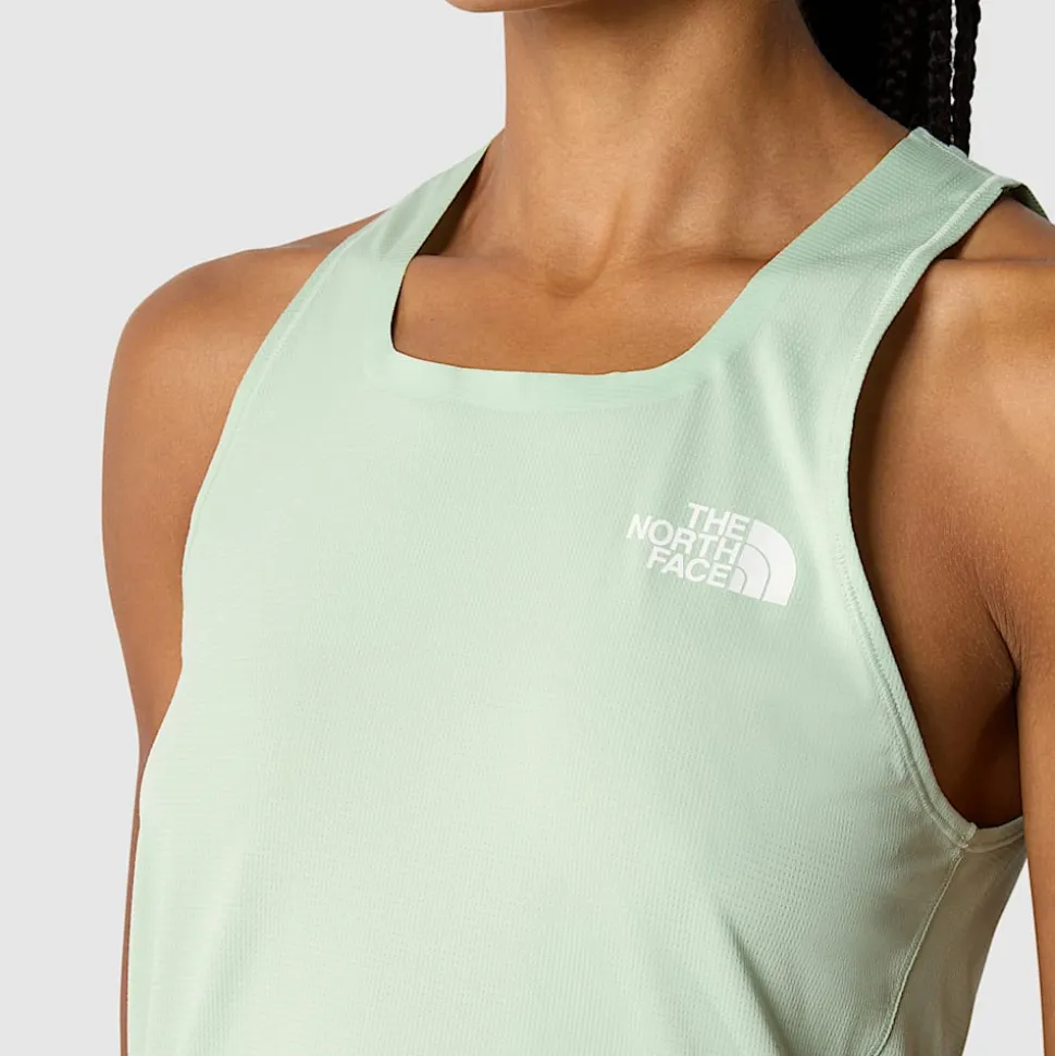 Sale The North Face Summit High Trail Run Tanktop Til Damer Misty Sage