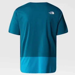Sale The North Face Summit High Trail Run T-shirt Til Herrer Sapphire Slate-Blue Moss
